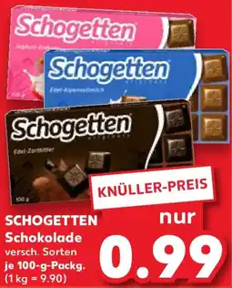 Kaufland SCHOGETTEN Schokolade Angebot