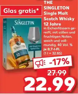 Kaufland THE SINGLETON Single Malt Scotch Whisky 12 Jahre Angebot
