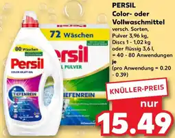 Kaufland PERSIL Color- oder Vollwaschmittel Angebot