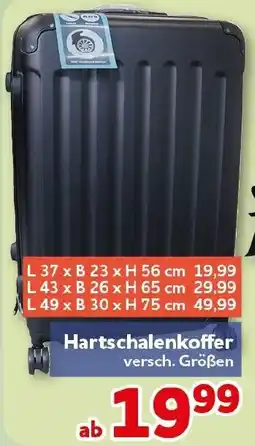 CENTERSHOP Hartschalenkoffer Angebot