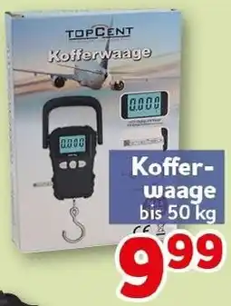 CENTERSHOP TOPCENT Kofferwaage Angebot