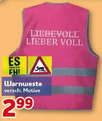 CENTERSHOP Warnweste Angebot