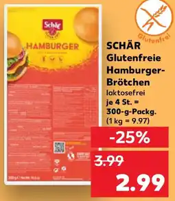Kaufland SCHÄR Glutenfreie Hamburger Brötchen Angebot