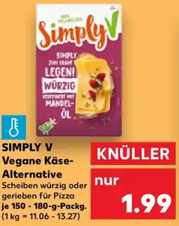 Kaufland SIMPLY V Vegane Käse Alternative Angebot