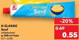 Kaufland K-CLASSIC Senf Angebot