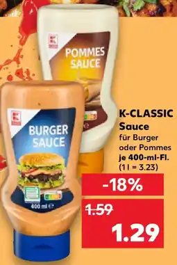 Kaufland K-CLASSIC Sauce Angebot