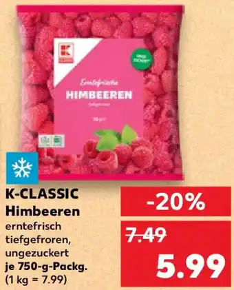 Kaufland K-CLASSIC Himbeeren Angebot