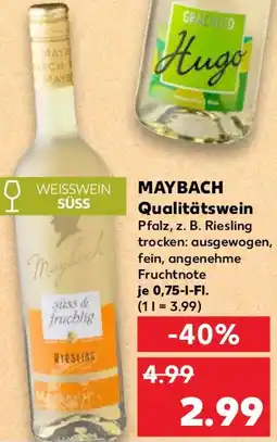 Kaufland MAYBACH Qualitätswein Angebot