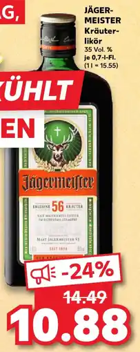 Kaufland JÄGERMEISTER Kräuterlikör Angebot