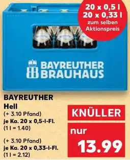 Kaufland BAYREUTHER Hell Angebot