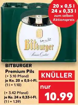 Kaufland BITBURGER Premium Pils Angebot
