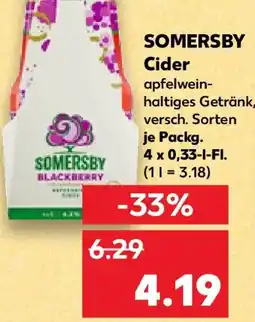 Kaufland SOMERSBY Cider Angebot