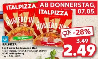Kaufland ITALPIZZA 3 x 3 oder La Numero Uno Angebot