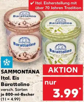 Kaufland SAMMONTANA Ital. Eis Barattolino Angebot