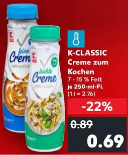 Kaufland K-CLASSIC Creme zum Kochen Angebot