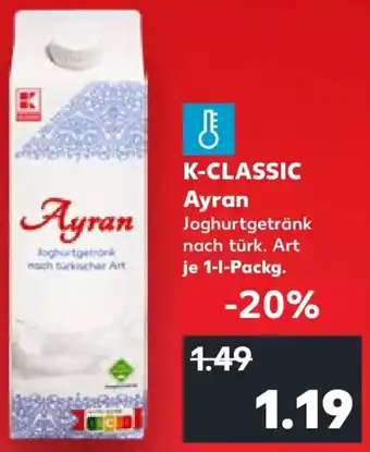Kaufland K-CLASSIC Ayran Angebot
