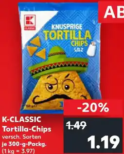 Kaufland K-CLASSIC Tortilla-Chips Angebot
