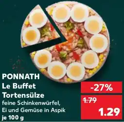 Kaufland PONNATH Le Buffet Tortensülze Angebot