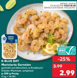 Kaufland K-BLUE BAY Marinierte Garnelen Angebot