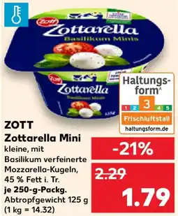 Kaufland ZOTT Zottarella Mini Angebot