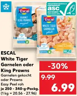 Kaufland ESCAL White Tiger Garnelen oder King Prawns Angebot