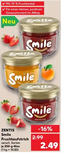 Kaufland ZENTIS Smile Fruchtaufstrich Angebot