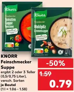 Kaufland KNORR Feinschmecker Suppe Angebot