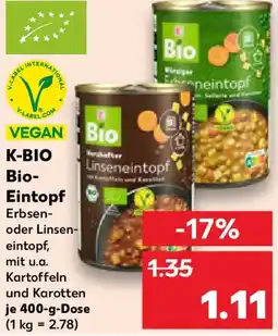 Kaufland K-BIO Bio Eintopf Angebot