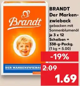 Kaufland BRANDT Der Markenzwieback Angebot