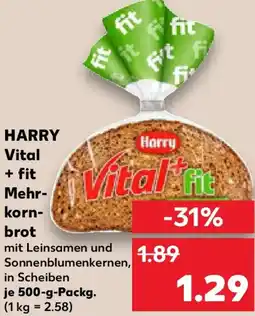 Kaufland HARRY Vital + fit Mehrkornbrot Angebot
