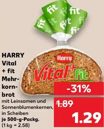 Kaufland HARRY Vital + fit Mehrkornbrot Angebot