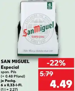 Kaufland SAN MIGUEL Especial Angebot