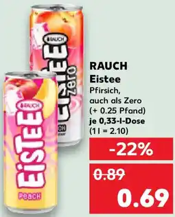 Kaufland RAUCH Eistee Angebot