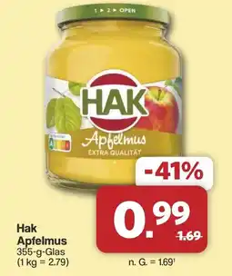 Famila Nord West Hak Apfelmus Angebot