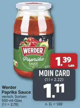 Famila Nord West Werder Paprika Sauce Angebot