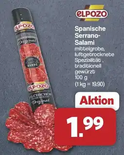 Famila Nord West ELPOZO Spanische Serrano Salami Angebot