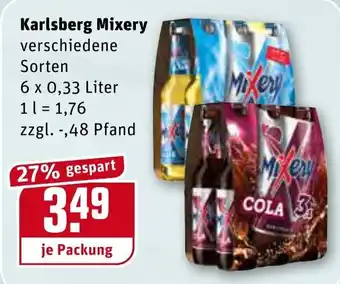 REWE Karlsberg Mixery 6x0,33L Angebot