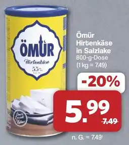 Famila Nord West Ömür Hirtenkäse in Salzlake Angebot
