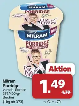 Famila Nord West Milram porridge Angebot