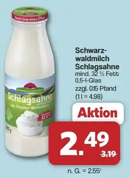 Famila Nord West Schwarzwaldmilch Schlagsahne Angebot