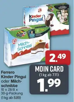 Famila Nord West Ferrero Kinder Pingui oder Milchschnitte Angebot