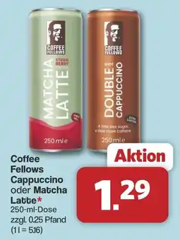 Famila Nord West Coffee Fellows Cappuccino oder Matcha Angebot
