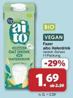 Famila Nord West Fazer aito Haferdrink Angebot