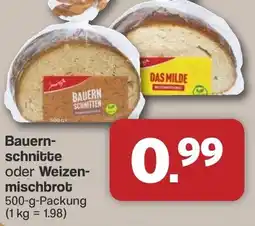 Famila Nord West Bauernschnitte oder Weizenmischbrot Angebot