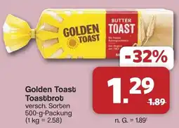 Famila Nord West Golden Toast Toastbrot Angebot