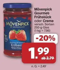 Famila Nord West Mövenpick Gourmet Frühstück oder Creme Angebot