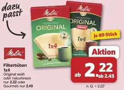Famila Nord West Melitta Filtertüten 1x4 Angebot