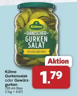 Famila Nord West Kühne Gurkensalat oder Gewürzgurken Angebot