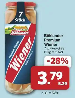 Famila Nord West Böklunder Premium Wiener Angebot