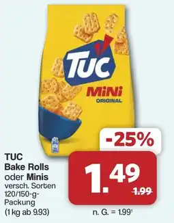 Famila Nord West TUC Bake Rolls oder Minis Angebot